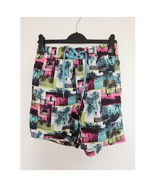 Pantaloni scurti barbatesti cu print multicolor CRIVIT