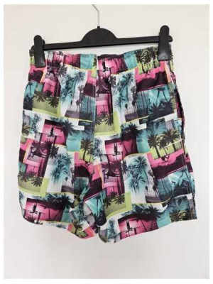 Pantaloni scurti barbatesti cu print multicolor CRIVIT 2