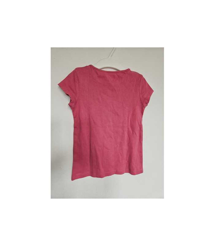 Tricou roz simplu pentru fete Tex