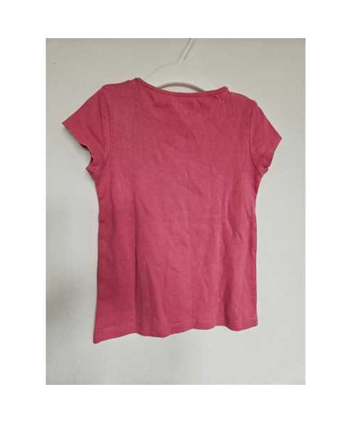 Tricou roz simplu pentru fete Tex