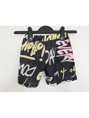 Pantaloni scurti cu scris colorat PERIMASALI 2