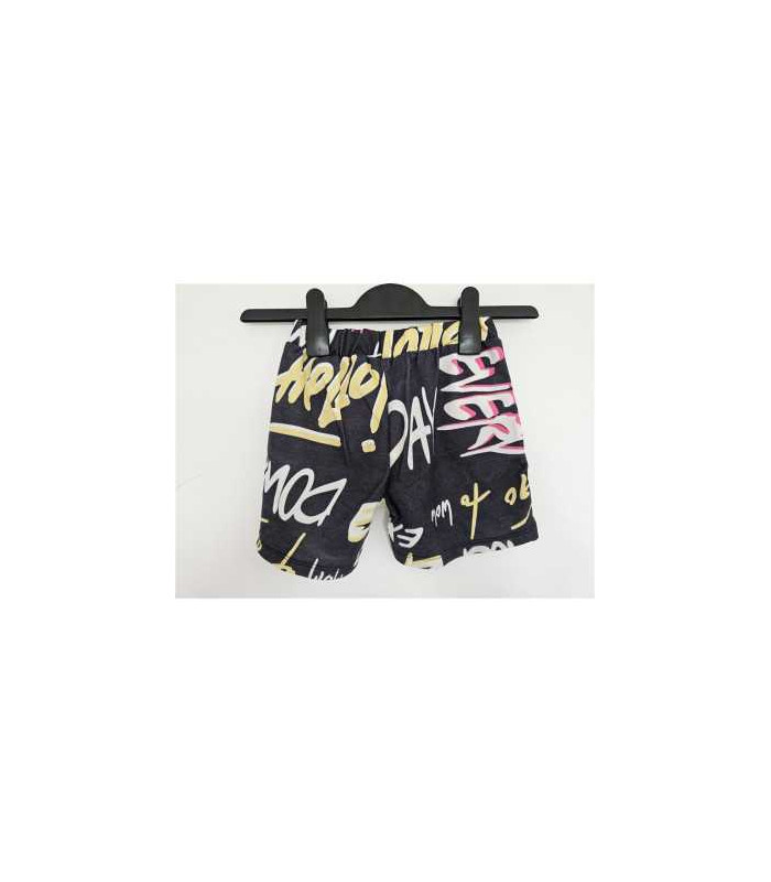 Pantaloni scurti cu scris colorat PERIMASALI