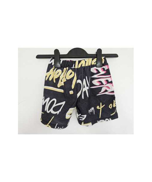 Pantaloni scurti cu scris colorat PERIMASALI