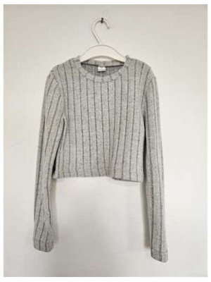 Bluza cu maneca lunga scurta in talie