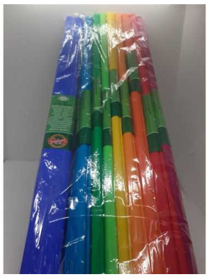 Set 10 role hartie creponata 25 x 200 cm