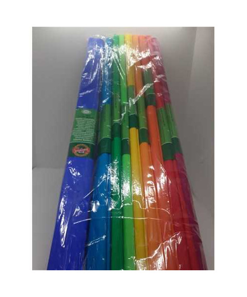 Set 10 role hartie creponata 25 x 200 cm