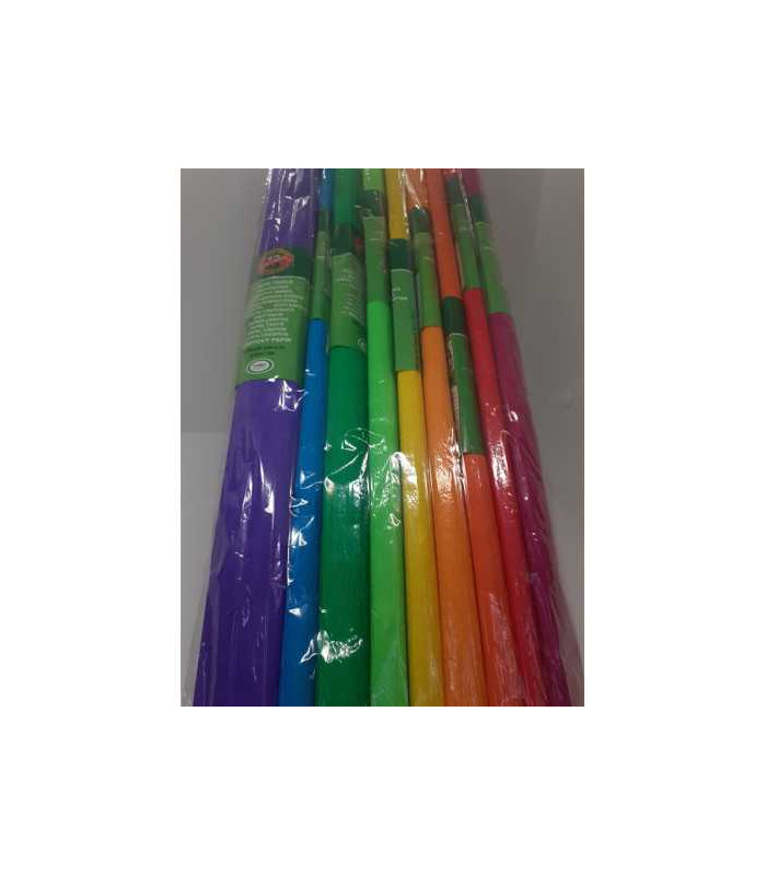 Set 10 role hartie creponata 25 x 200 cm