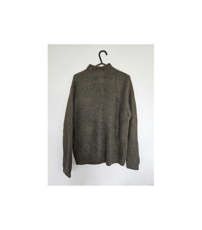 Pulover tricotat copii culoare kaki Zara