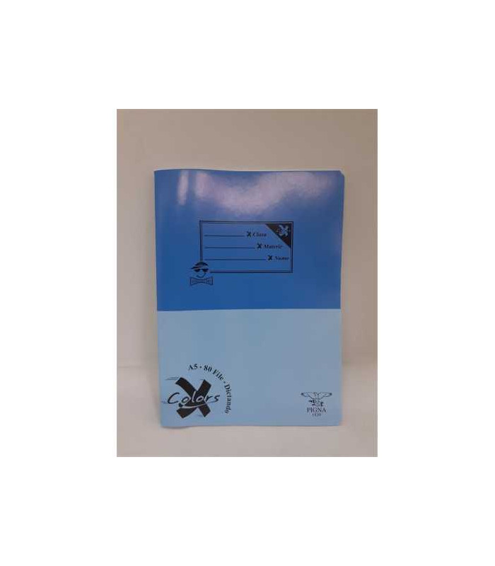 Caiet dictando 80 file A5 Pigna albastru