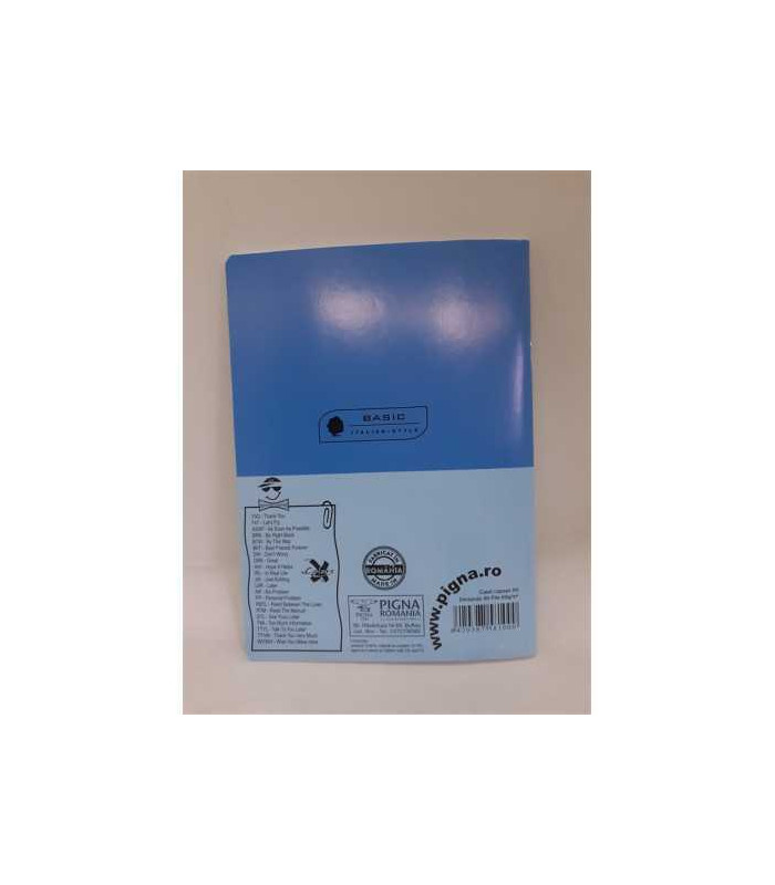 Caiet dictando 80 file A5 Pigna albastru