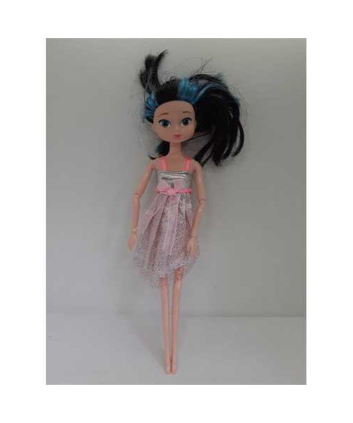 Papusa pentru fetite cu rochita sclipitoare 28 cm