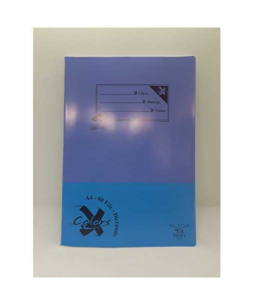 Caiet studentesc A4 dictando 80 file Pigna