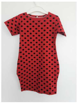 Rochita de vara cu buline pentru fetite