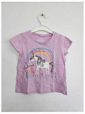 Tricou pentru fetite cu imprimeu unicorn OSHKOSH