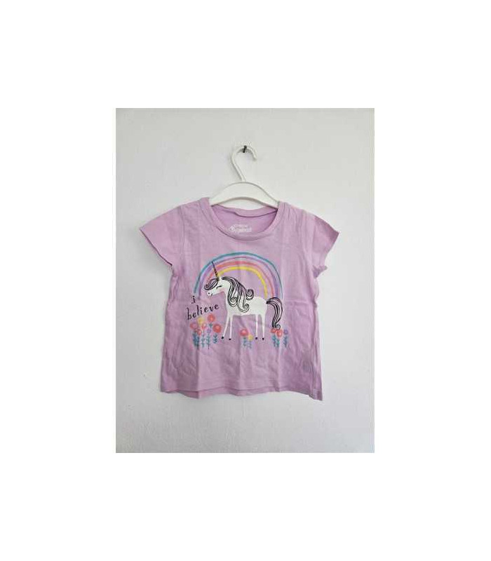 Tricou pentru fetite cu imprimeu unicorn OSHKOSH