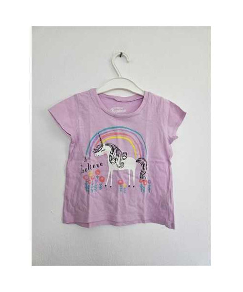 Tricou pentru fetite cu imprimeu unicorn OSHKOSH