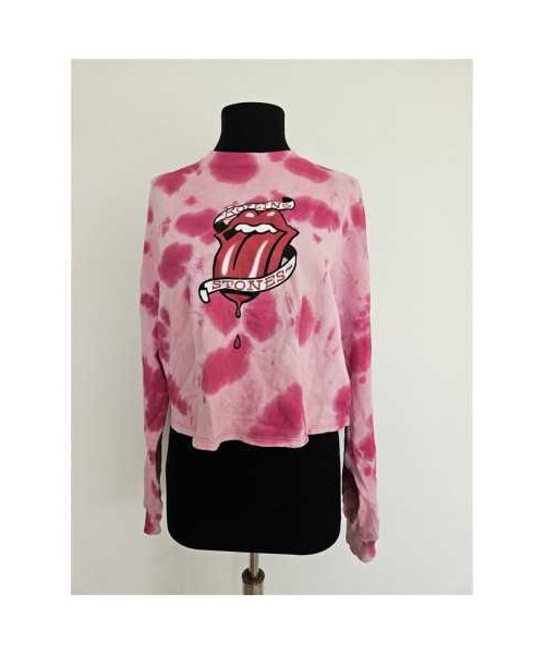 Bluzita dama cu maneca lunga si imprimeu pe piept