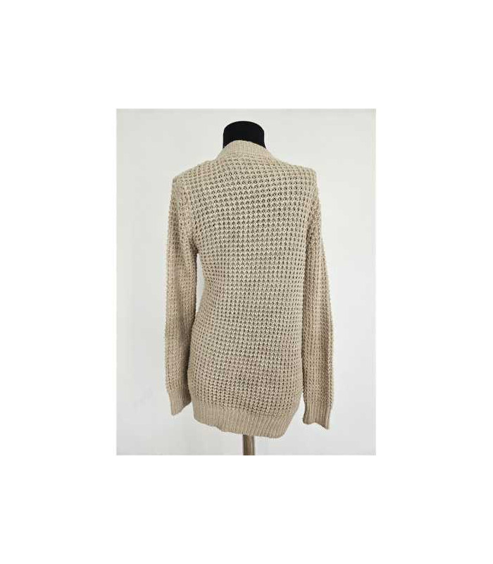 Cardigan dama lung model tricotat cu buzunare FB SISTER