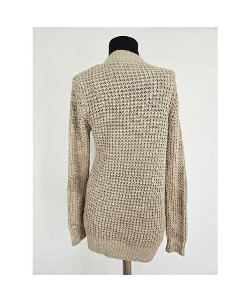 Cardigan dama lung model tricotat cu buzunare FB SISTER