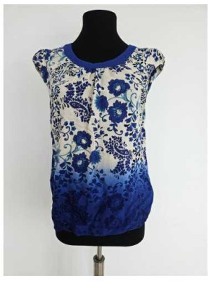 Bluzita dama cu print floral colorat