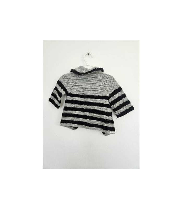 Pulover pentru copii cu dungi negre