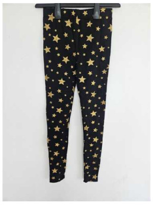 Colanti pentru fete cu stelute aurii Pepco