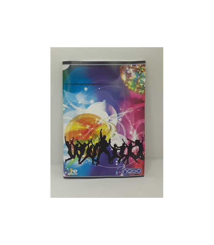 Caiet dictando A4 60 file model multicolor