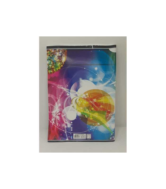 Caiet dictando A4 60 file model multicolor