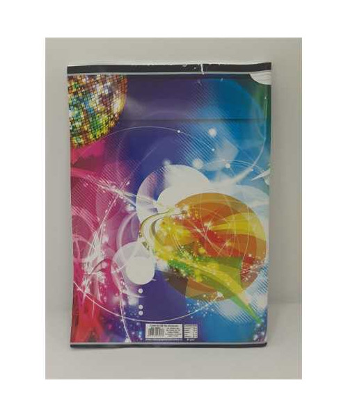 Caiet dictando A4 60 file model multicolor