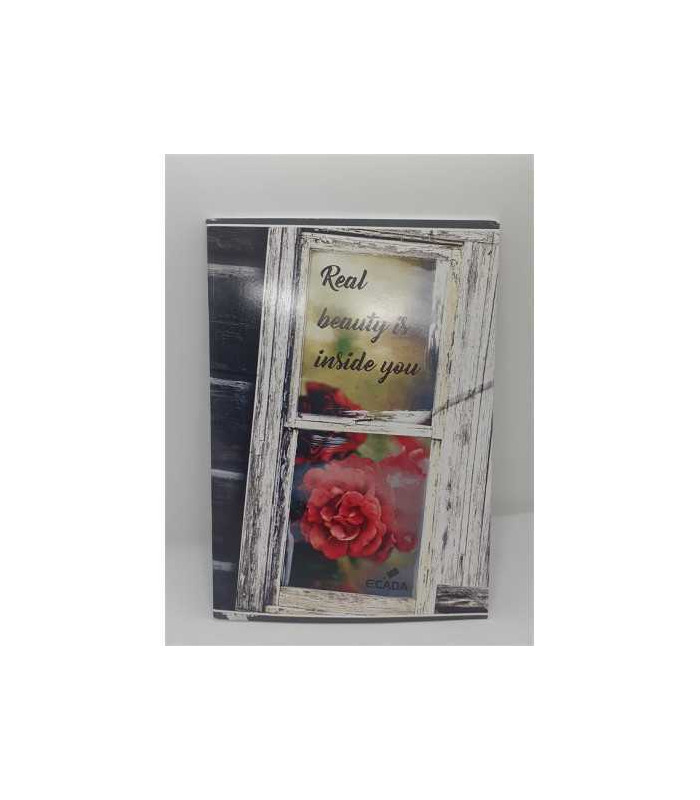 Caiet A4 matematica 80 file model floare