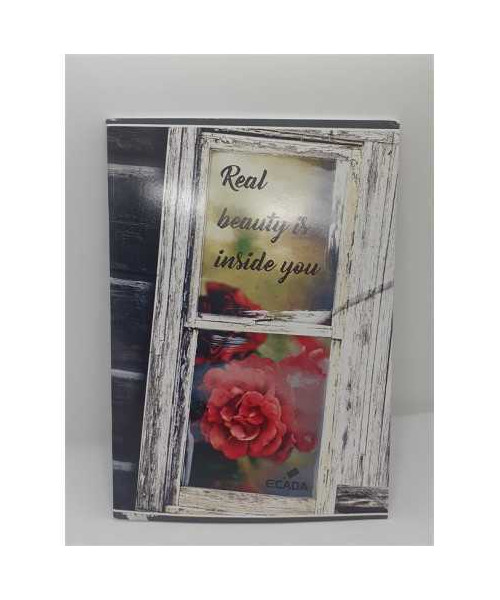 Caiet A4 matematica 80 file model floare