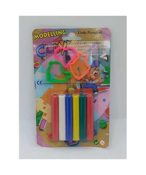 Plastelina cu forme din plastic Modelling
