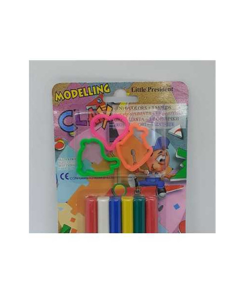 Plastelina cu forme din plastic Modelling