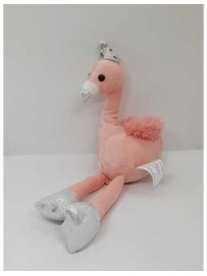 Flamingo de plus cu coronita sclipitoare