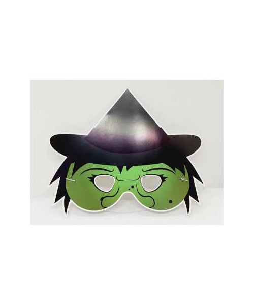 Set 3 masti carton pentru Halloween Dracusor Dovleac Vrajitoare