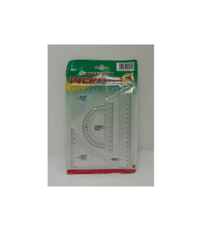 Mini set geometrie din plastic