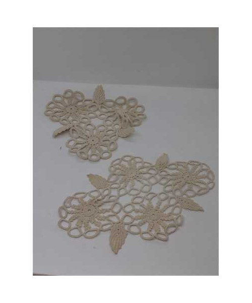 Set 2 mileuri pentru decor model cu floricele