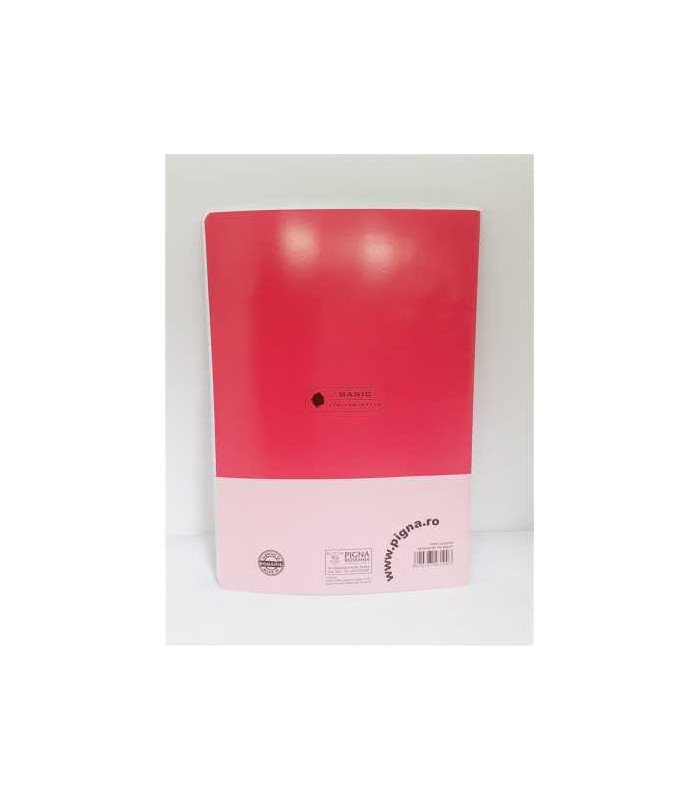 Caiet A4 dictando 80 file model coperta roz Pigna
