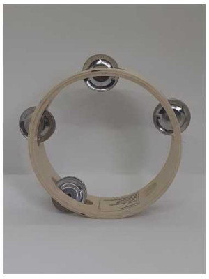 Tamburina din lemn pentru copii