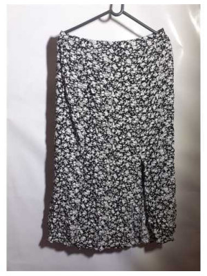 Fustita dama cu imprimeu alb AMISU