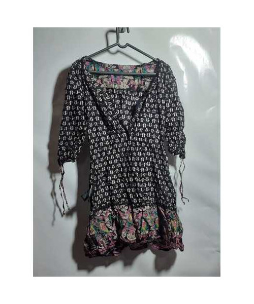 Rochita dama de vara cu imprimeu multicolor H&M