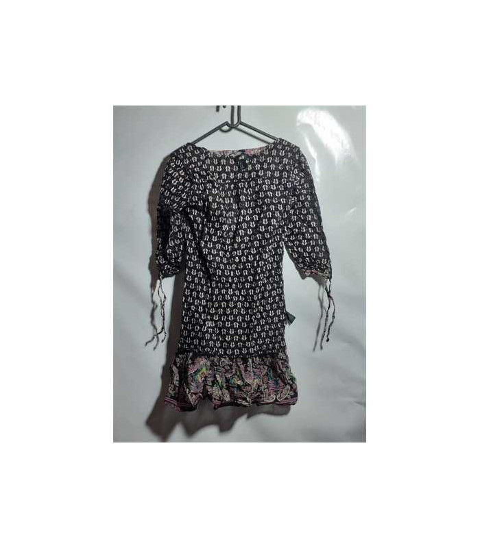 Rochita dama de vara cu imprimeu multicolor H&M