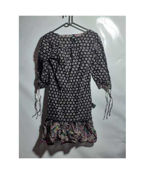 Rochita dama de vara cu imprimeu multicolor H&M