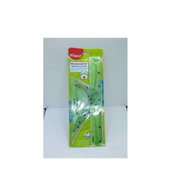 Set rigle rezistente din plastic 4 buc Maped