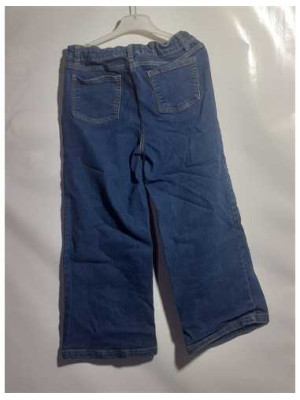 Pantaloni lungi de blugi evazati pentru fetite TEX 2