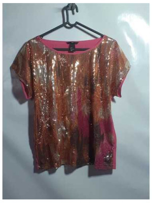 Bluza dama cu paiete in fata H&M