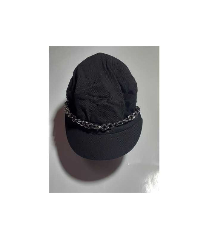 Sapca dama cu lant decorativ culoare argintiu Reserved