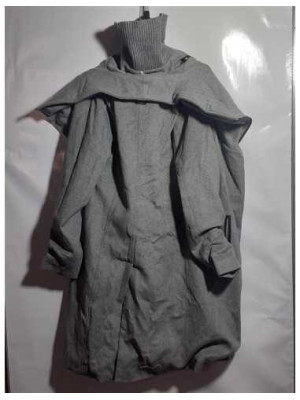 Palton dama pentru toamna cu guler detasabil BSB 2