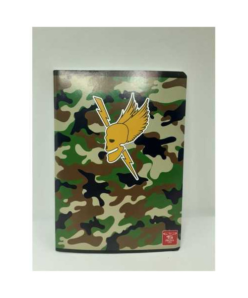 Caiet A5 80 file dictando model camuflaj Pigna