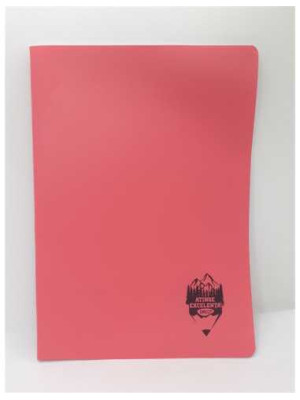 Caiet A4 60 file matematica coperta roz Daco